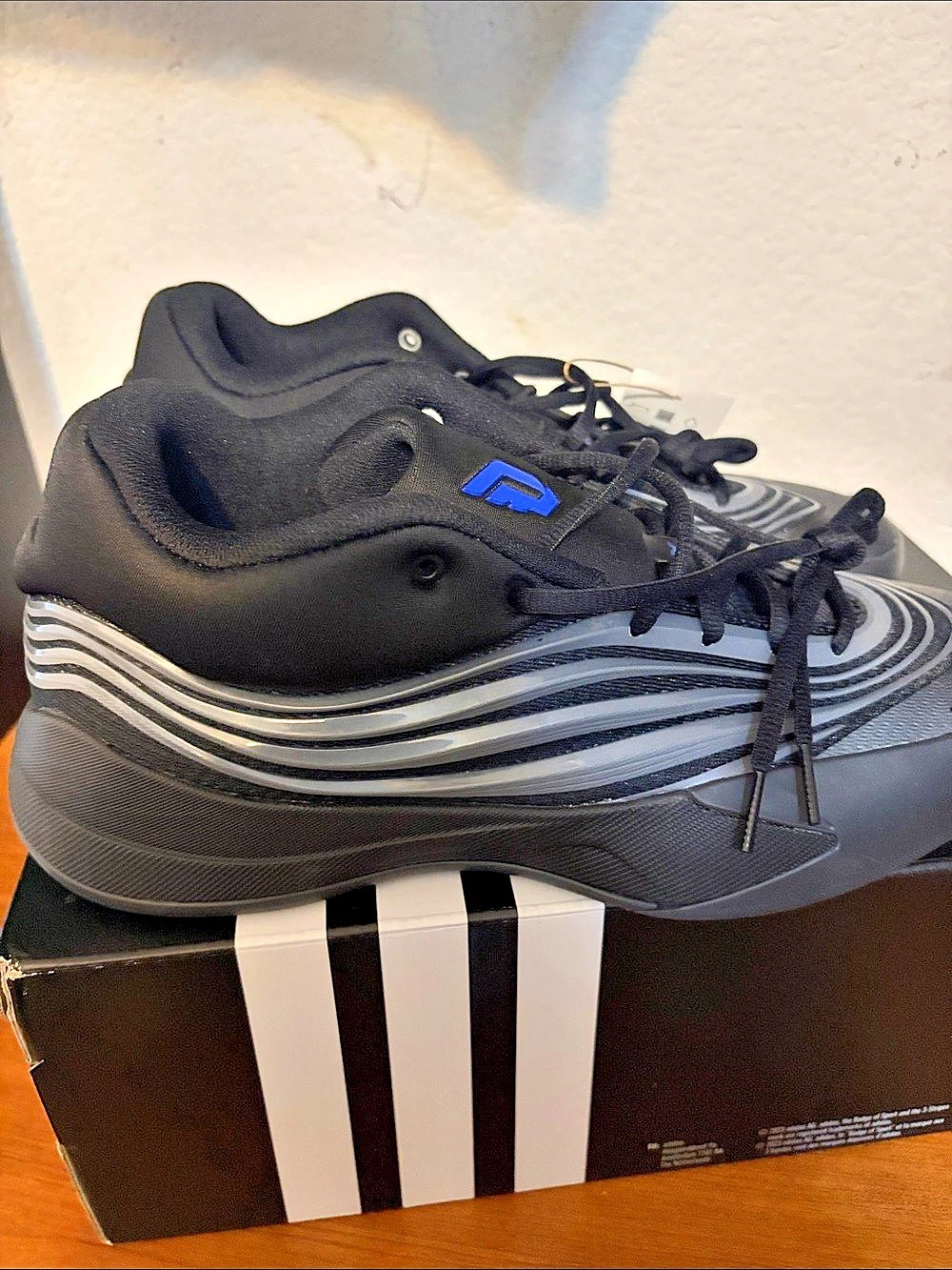 Adidas Dame X Men's Basketball Shoes Black & Gray US 9.5 NWT